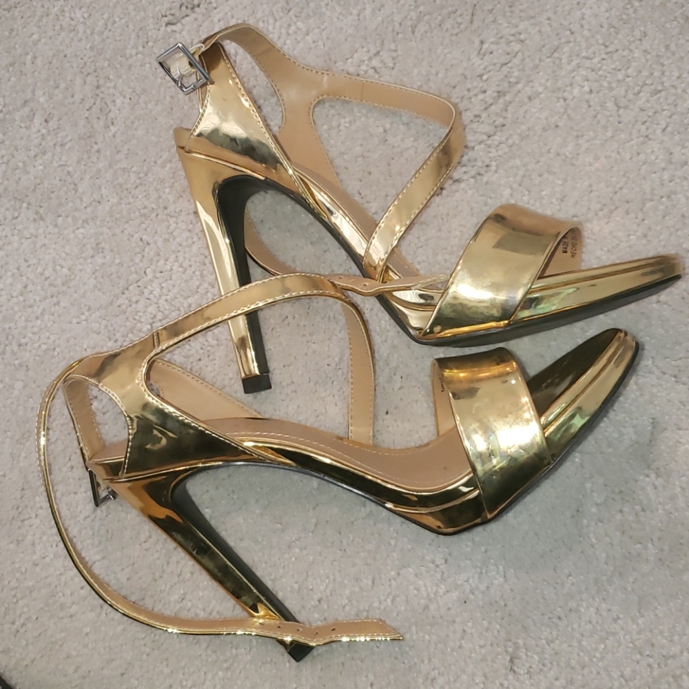 Gold Zara Sandals